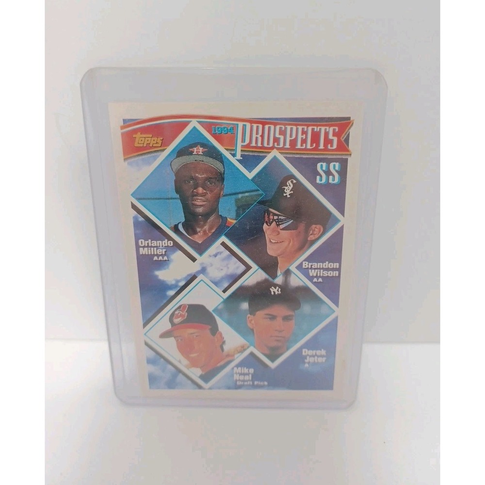 1994 Topps Derek Jeter‎ New York Yankees Top Prospect Rookie MLB #158